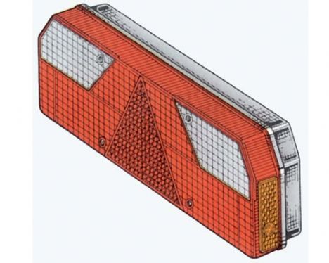 FANALE RIMORCHIO C-S LUCE TARGA